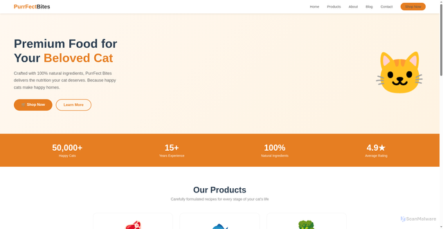 Security scan screenshot of https://catsgoods.com