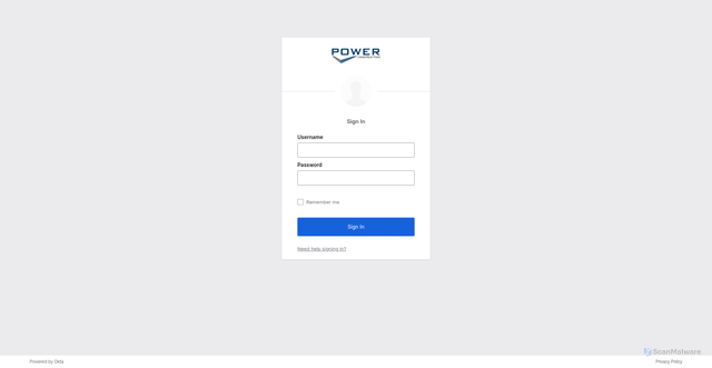 Security scan screenshot of https://powerconstruction.okta.com
