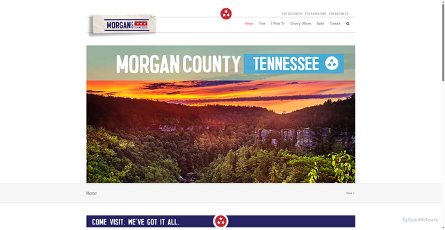 Security scan screenshot of https://www.morgancountytn.gov/