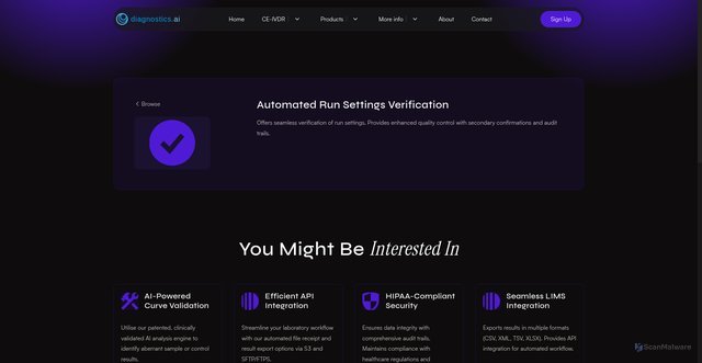 Security scan screenshot of https://dxai-test.pages.dev/integration/automated-verification/