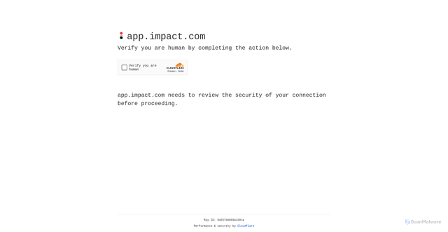 Security scan screenshot of https://app.impact.com/