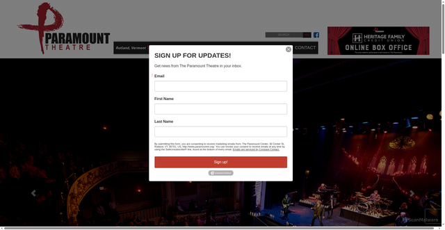 Security scan screenshot of https://www.paramountvt.org/