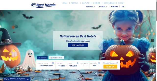Security scan screenshot of https://besthotels.es