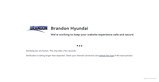 Security scan screenshot of https://www.brandonhyundai.com/?srsltid=AfmBOop8tnfFypPb6uVfSoh6JVezhXBDTcZQrZ4vb5lebw1sE9A1Yt1j