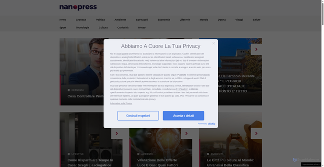 Security scan screenshot of https://nanopress.it