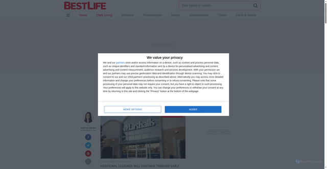 Security scan screenshot of https://bestlifeonline.com/tj-maxx-marshalls-closing-stores-news/