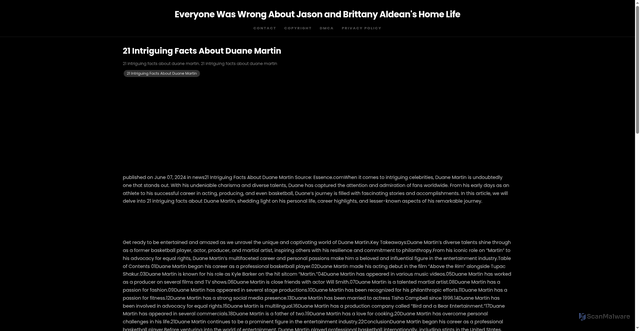 Security scan screenshot of https://streebanbosblog-dpd5o3ygspz5.edgeone.app/21-intriguing-facts-about-duane-martin.html