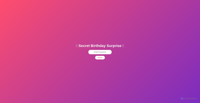 Security scan screenshot of https://surprise-tfvvsfgx9i.edgeone.app/