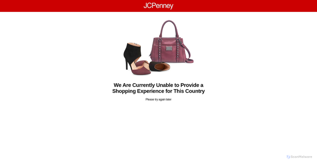 Security scan screenshot of https://www.jcpenney.com