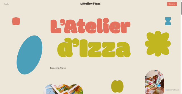Security scan screenshot of https://latelierdizza.com/
