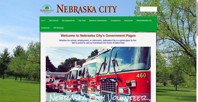 Security scan screenshot of https://nebraskacityne.gov/
