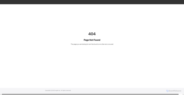 Security scan screenshot of https://payments.apple.com/