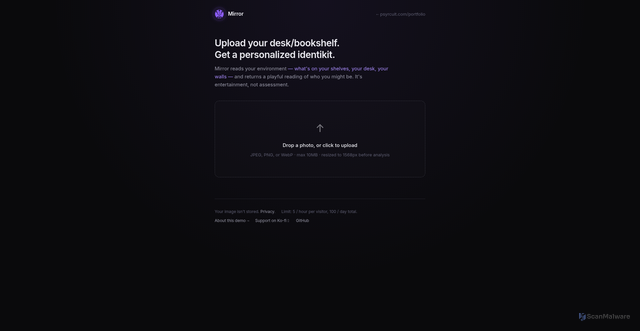 Security scan screenshot of https://mirror-b10.pages.dev/