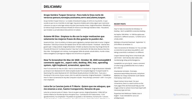 Security scan screenshot of https://mucialide.pages.dev/page/2/