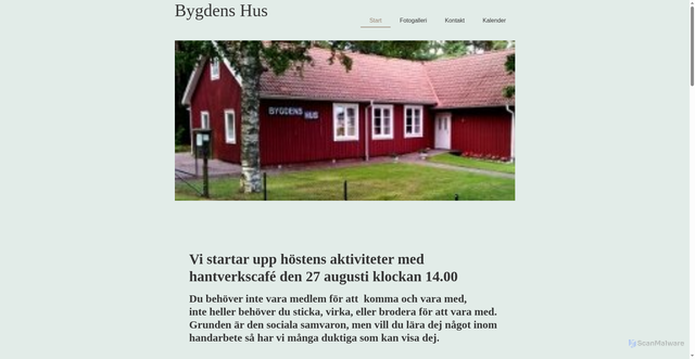 Security scan screenshot of https://bygdenshus.se