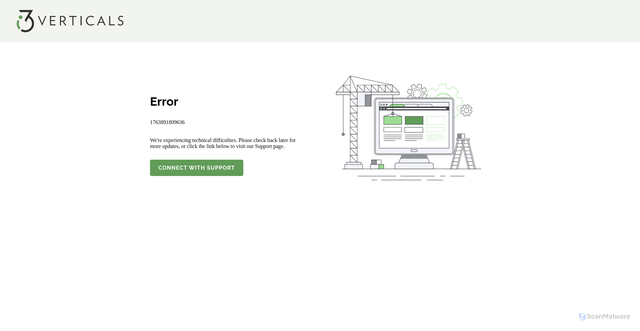 Security scan screenshot of https://clerkconnect.com/