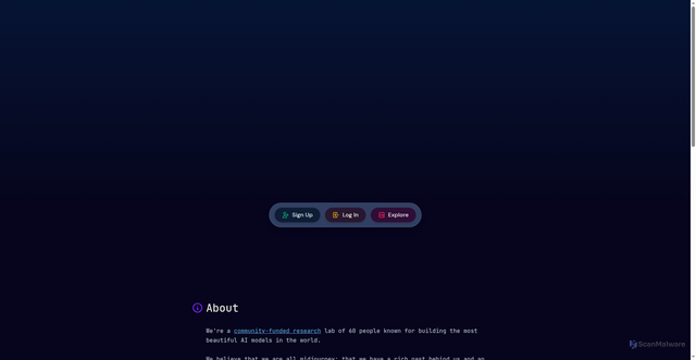 Security scan screenshot of https://midjourney.com/