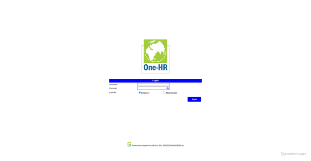 Security scan screenshot of https://www.one-hr.com.my