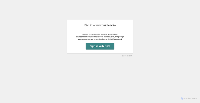 Security scan screenshot of https://buzzfeed.io