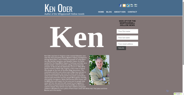 Security scan screenshot of https://kenoder.com/bio/