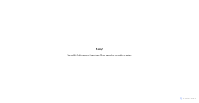 Security scan screenshot of https://ticketing.designmynight.com