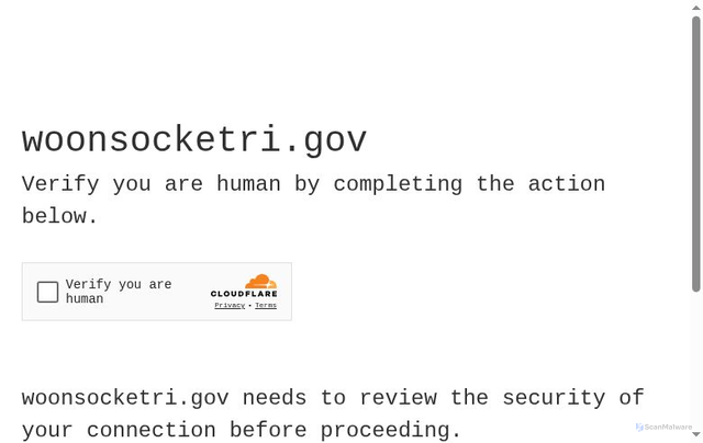 Security scan screenshot of https://woonsocketri.gov/