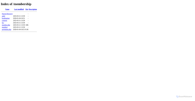 Security scan screenshot of https://phripemkocimahi.org/membership