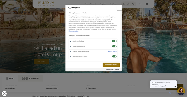 Security scan screenshot of https://palladiumhotelgroup.com