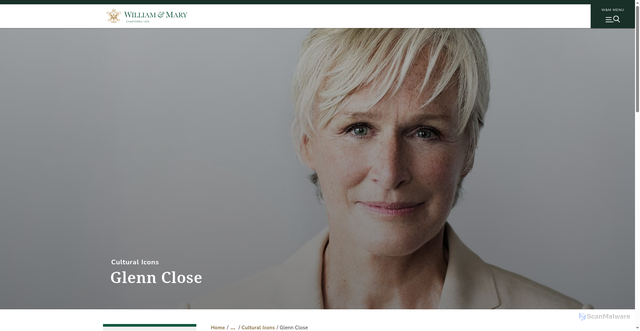 Security scan screenshot of https://www.wm.edu/peopleofwm/cultural-icons/close-g/