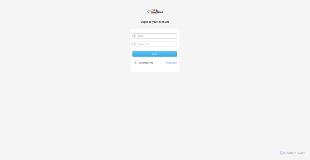 Security scan screenshot of https://e-billing.lacomms.com/users/login