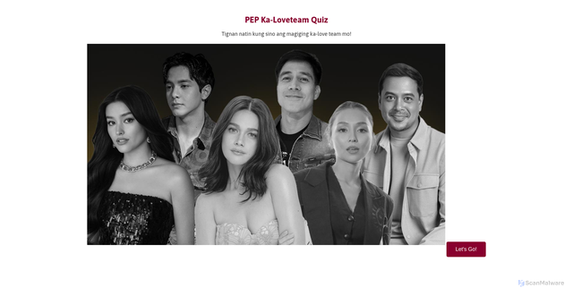 Security scan screenshot of https://pepquiz.summitmedia.com.ph