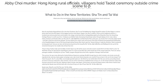 Security scan screenshot of https://roulappshugo-cmjyhzh1ul.edgeone.app/10939-what-to-do-in-the-new-territories-sha-tin-and-tai-wai.html