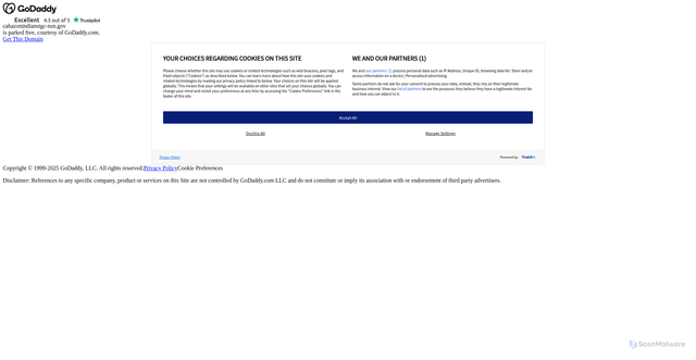 Security scan screenshot of https://cabazonindianstgc-nsn.gov/