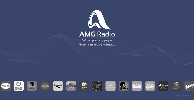 Security scan screenshot of https://amgradio.ru