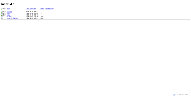 Security scan screenshot of https://ftp.funet.fi