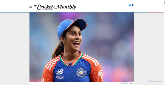 Security scan screenshot of https://www.thecricketmonthly.com/story/1502502/jemimah-rodrigues-is-at-80---the-last-20-is-nearly-here