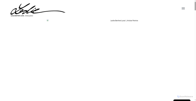 Security scan screenshot of https://ateliergalerie-leslie.com