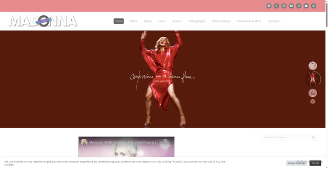 Security scan screenshot of https://madonnaunderground.com/