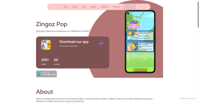 Security scan screenshot of https://voyagerlucid.shop/
