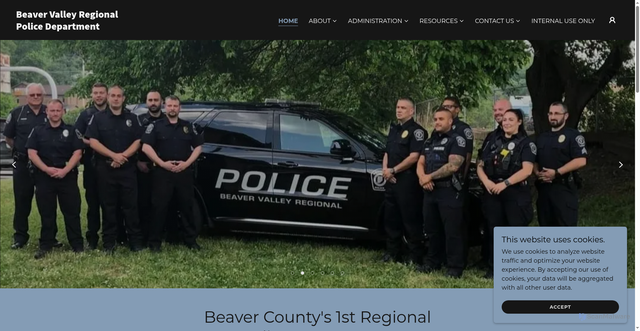 Security scan screenshot of https://bvrpd-pa.gov/