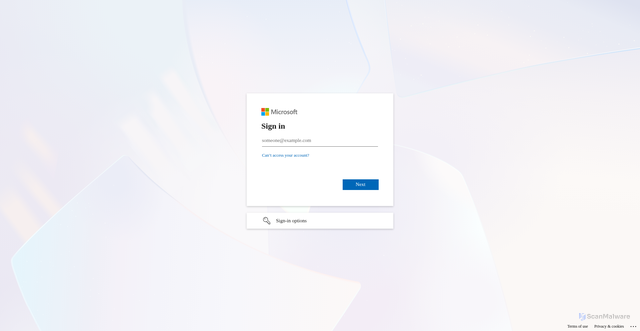 Security scan screenshot of https://awnorthcarolina.sharepoint.com