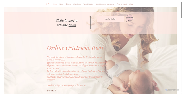 Security scan screenshot of https://www.ordineostetricherieti.org