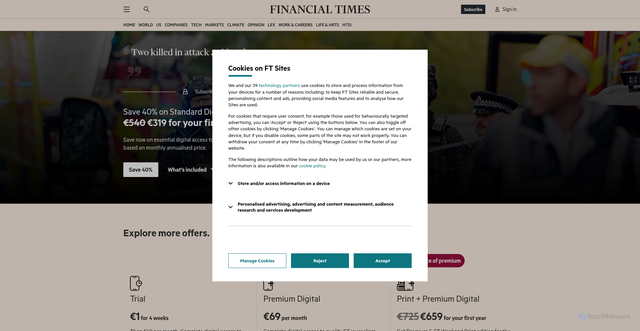 Security scan screenshot of https://www.ft.com/content/37796141-ac7b-44ed-a40a-88b857d62868