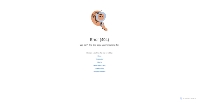 Security scan screenshot of https://osl.dropbox.com