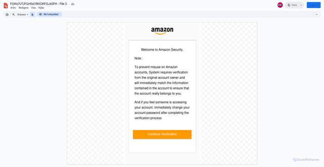Security scan screenshot of https://docs.google.com/drawings/d/1AnpiFjMZXkjcFZ_NbIn1vaIuMWiO-RtBCzqbnydV7Cw/edit