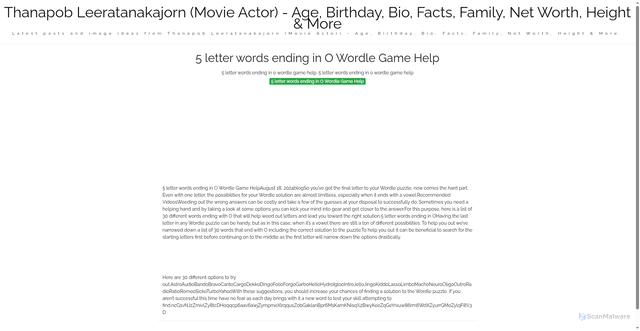 Security scan screenshot of https://wymoorgroupsitus-dpc3g2hkpvei.edgeone.app/5-letter-words-ending-in-o-wordle-game-help.html