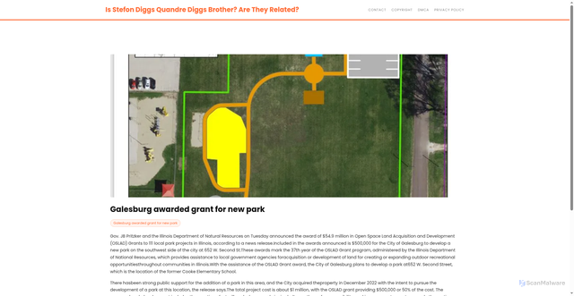 Security scan screenshot of https://hatchertechhugo-oks6fkdy8b.edgeone.app/13297-galesburg-awarded-grant-for-new-park.html
