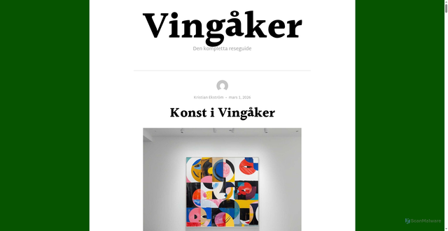 Security scan screenshot of https://vingakersgras.se