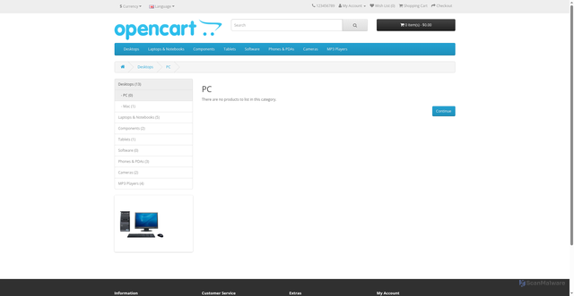 Security scan screenshot of https://shopdim.pp.ua/index.php?route=product/category&language=uk-ua&path=20_26
