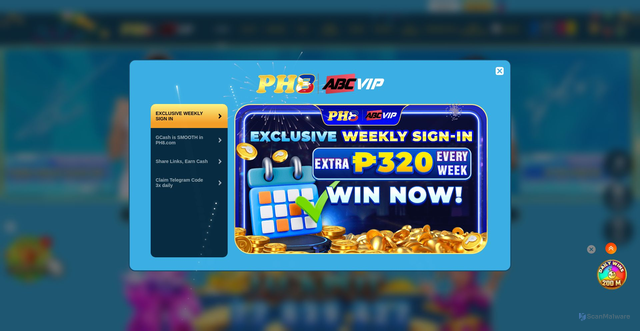 Security scan screenshot of https://www.ph8ag.vip